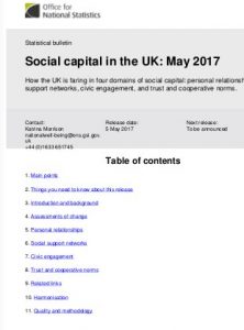 Social Capital in the UK 2017 - image and web link